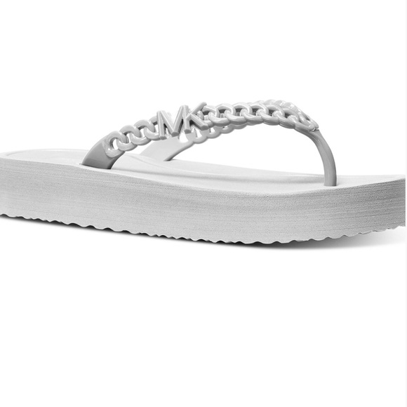 Michael Kors Zaza Embellished Platform Flip Flop Sandals - Picture 1 of 10